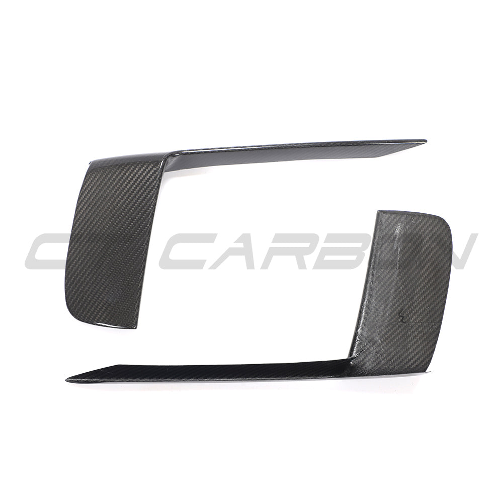 PORSCHE 911 991.2 GT3RS 2018-2020 CARBON FIBRE FRONT BUMPER TRIM COVERS