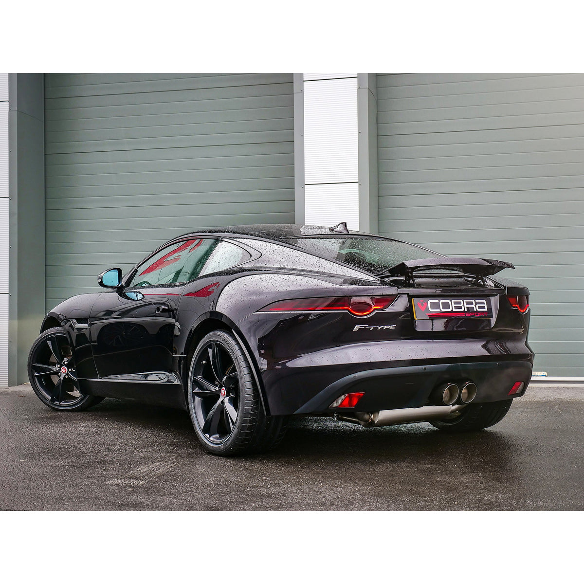 Jaguar F-Type V6 (14-20) Resonated Non-Valved Cat Back Performance Exhaust