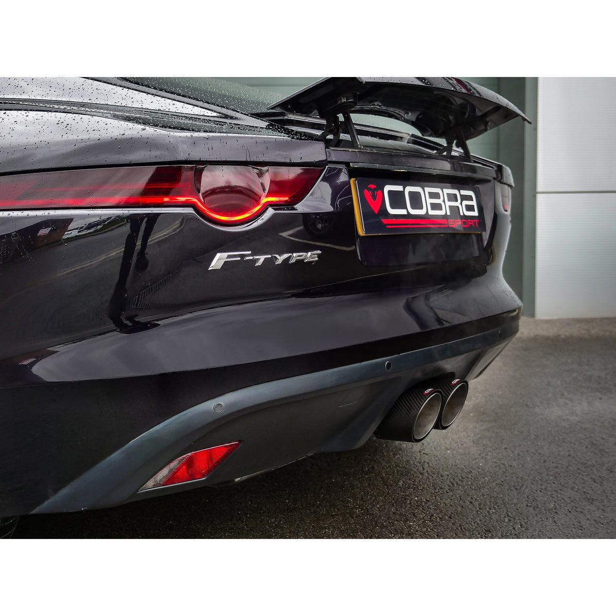 Jaguar F-Type V6 (14-20) Resonated Non-Valved Cat Back Performance Exhaust