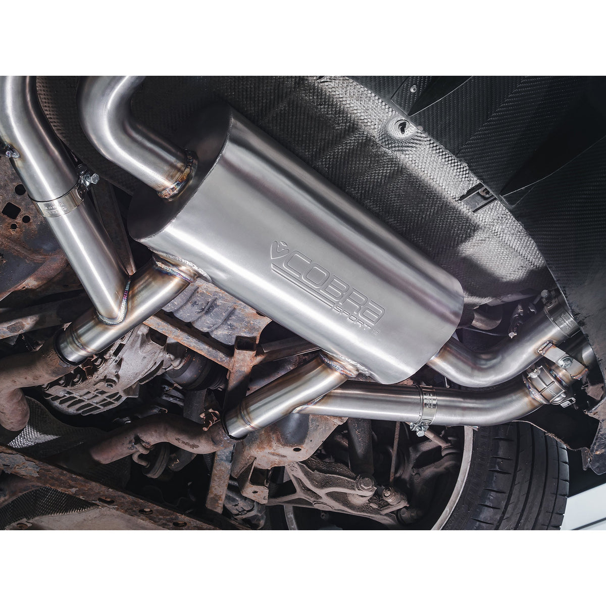 Jaguar F-Type V8 (14-20) Non-Resonated Valved Cat Back Performance Exhaust