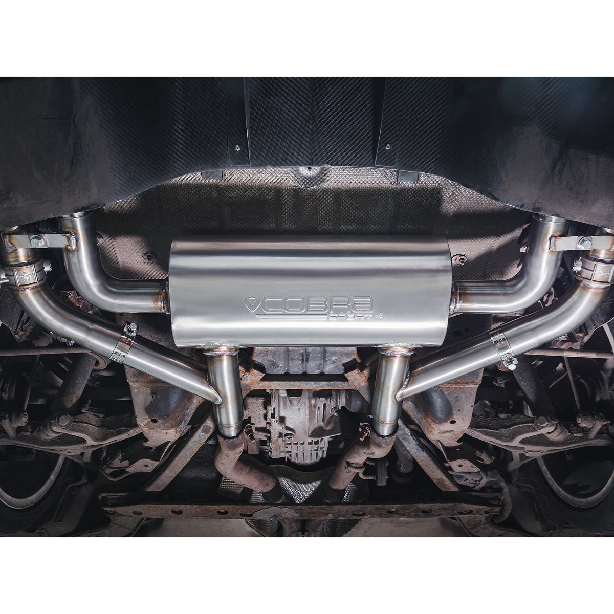 Jaguar F-Type V8 (14-20) Non-Resonated Valved Cat Back Performance Exhaust