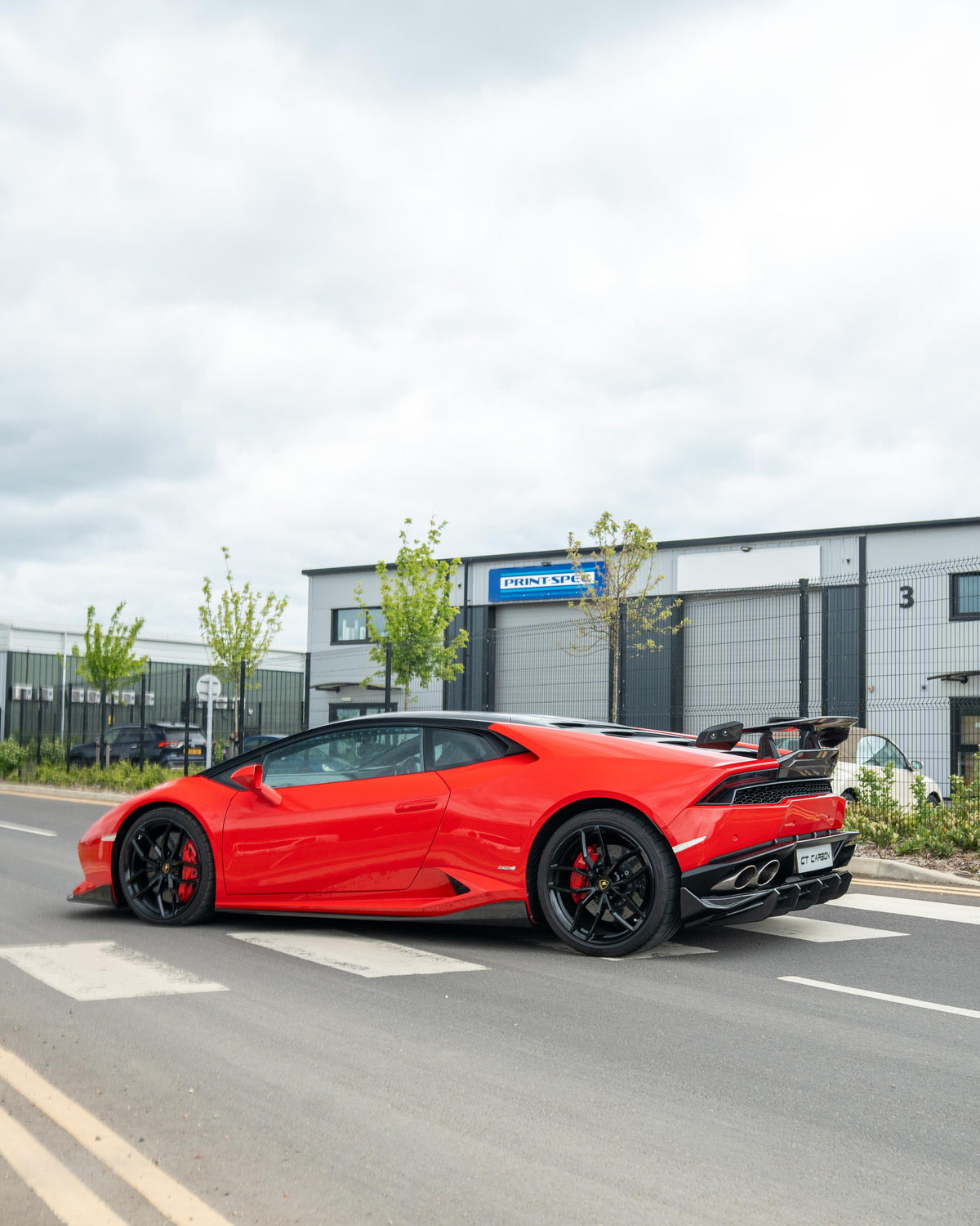 LAMBORGHINI HURACAN LP-580/LP-610 & EVO CARBON FIBRE SPOILER/WING - CT DESIGN