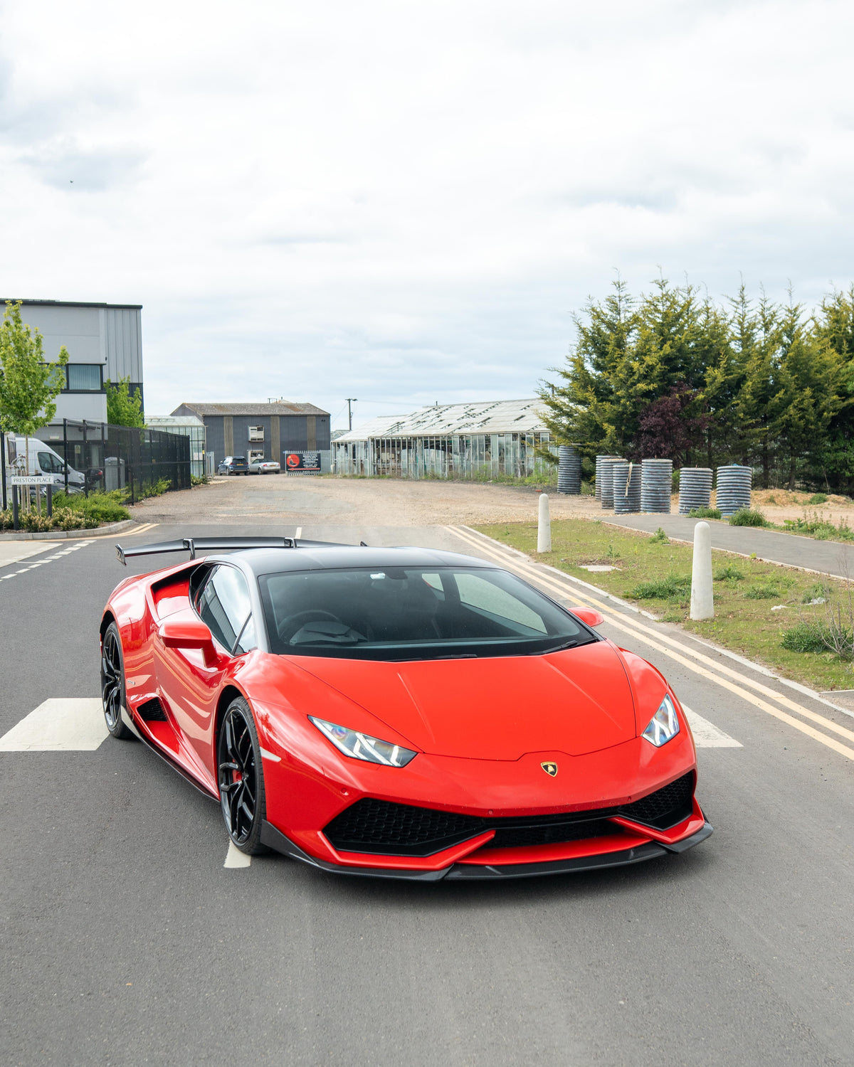 LAMBORGHINI HURACAN LP-610 CARBON FIBRE SPLITTER - CT DESIGN