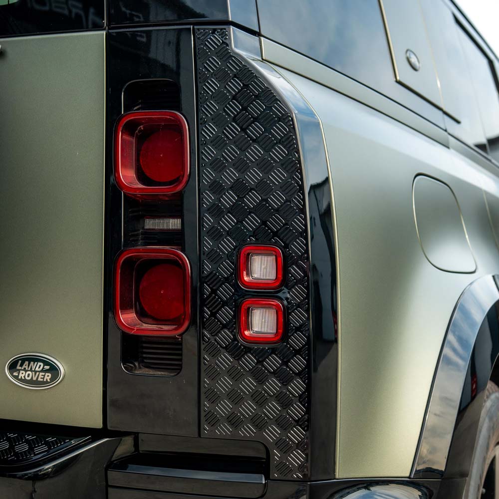 LAND ROVER DEFENDER L663 110 GLOSS BLACK ANTI SCRATCH TRIM SET