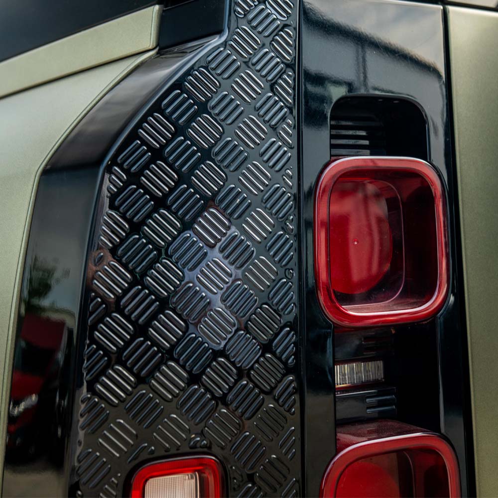 LAND ROVER DEFENDER L663 110 GLOSS BLACK ANTI SCRATCH TRIM SET