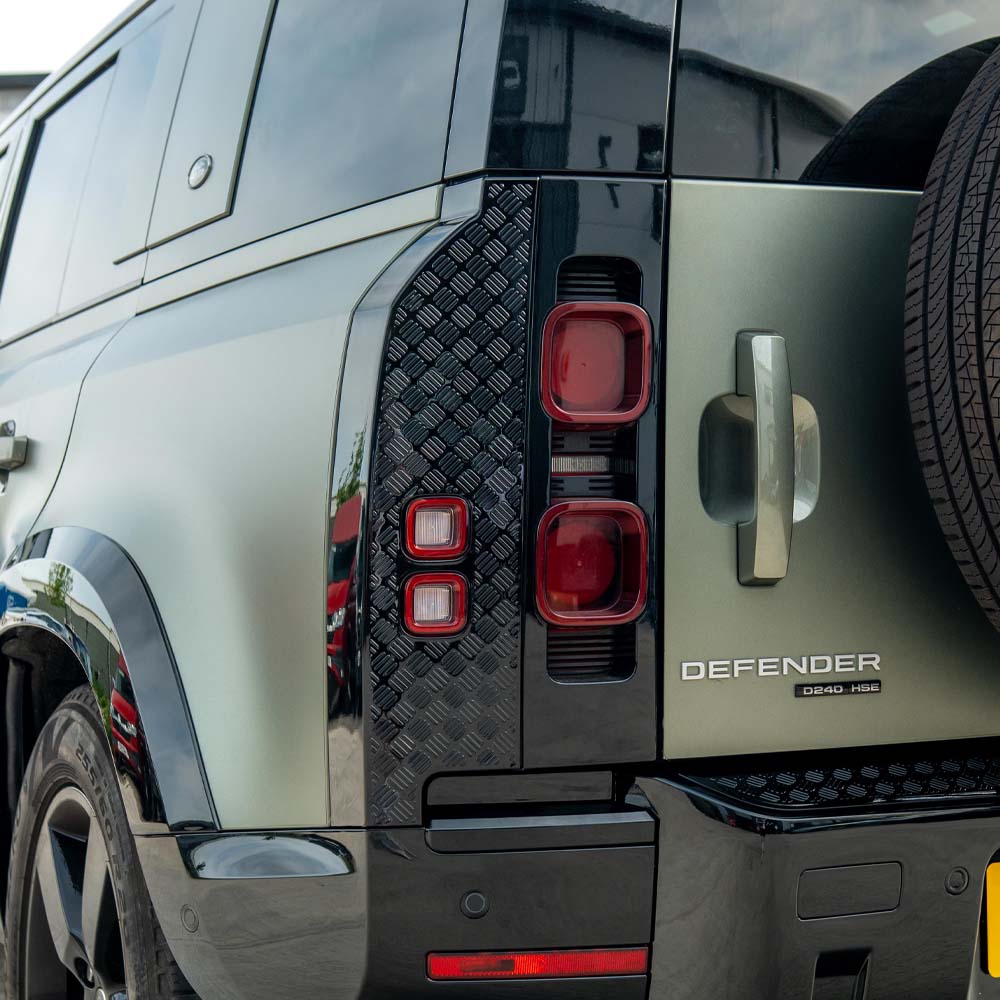 LAND ROVER DEFENDER L663 110 GLOSS BLACK ANTI SCRATCH TRIM SET