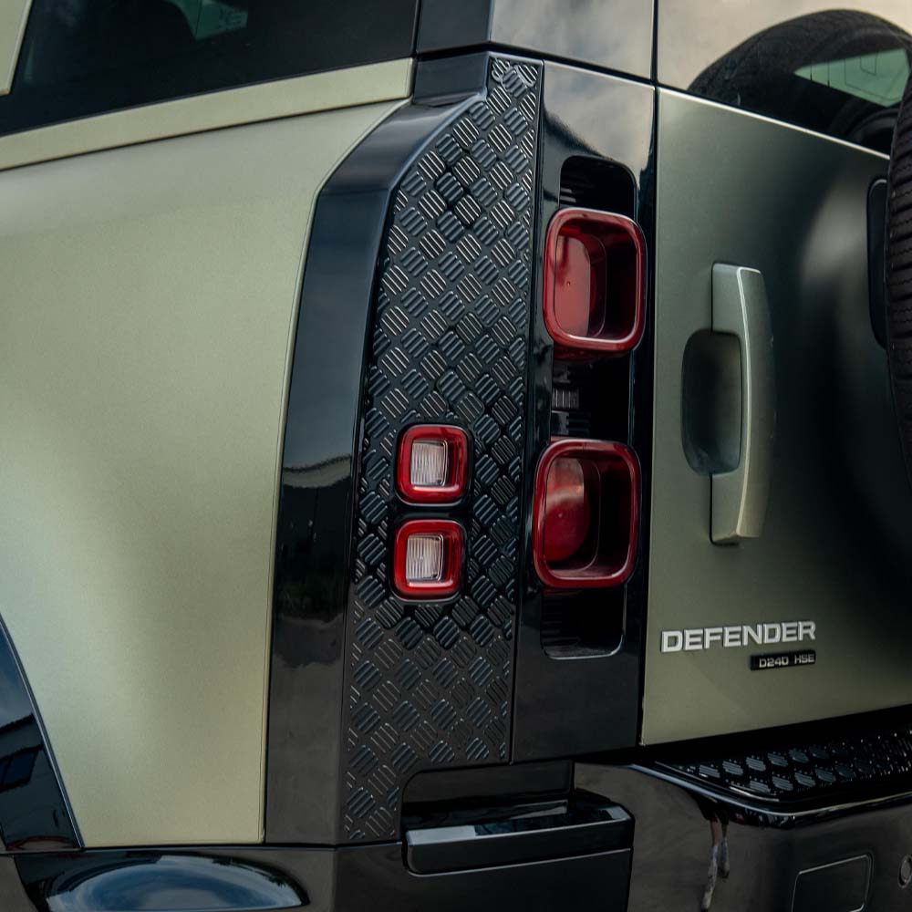 LAND ROVER DEFENDER L663 110 GLOSS BLACK ANTI SCRATCH TRIM SET
