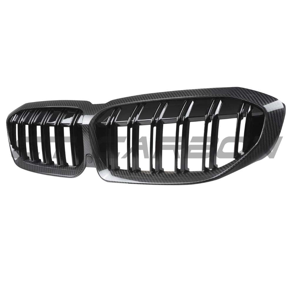 BMW 3 SERIES G20/G21 2018-2022 CARBON FIBRE DOUBLE SLAT GRILLE