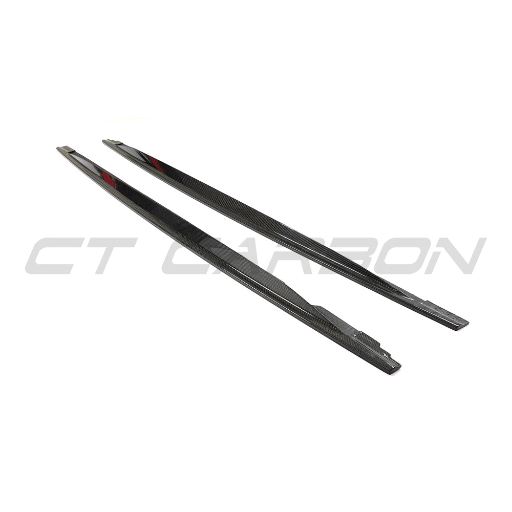 VW GOLF MK8/MK8.5 R 2020+ CARBON FIBRE SIDE SKIRTS - V2