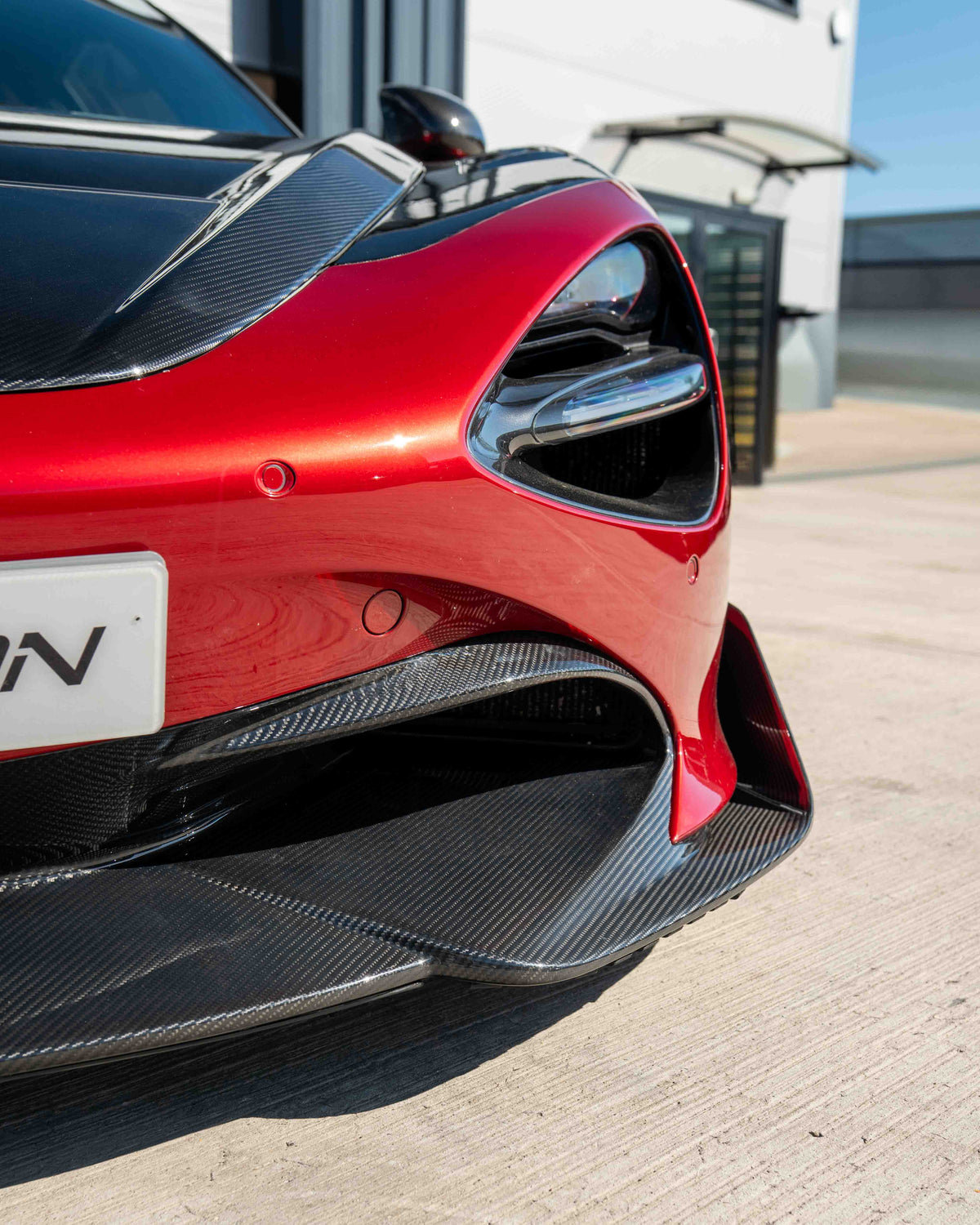 MCLAREN 720S CARBON FIBRE SPLITTER - CT DESIGN V2