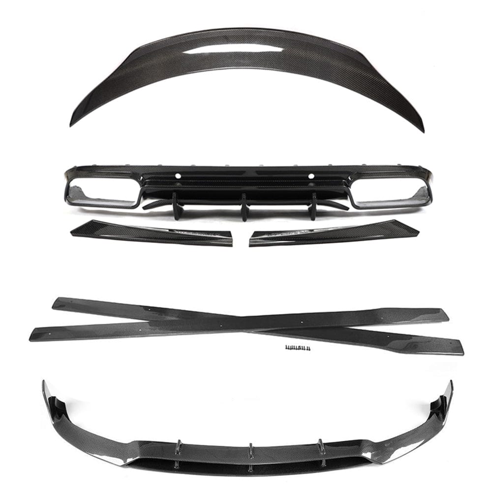 MERCEDES C63 W205 2018-2022 COUPE FACELIFT FULL CARBON FIBRE KIT - V1