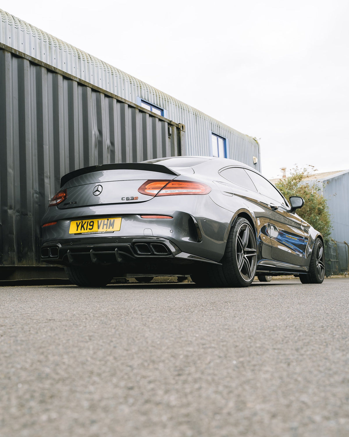 MERCEDES C63/C CLASS W205 CONVERTIBLE CARBON SPOILER - V2