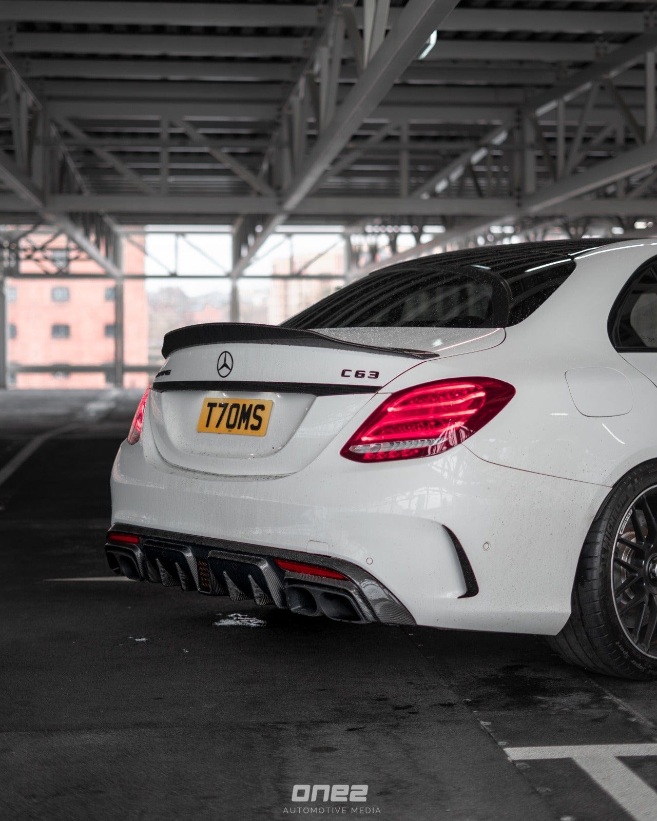 MERCEDES C63/C63S W205 SALOON CARBON SPOILER - V1