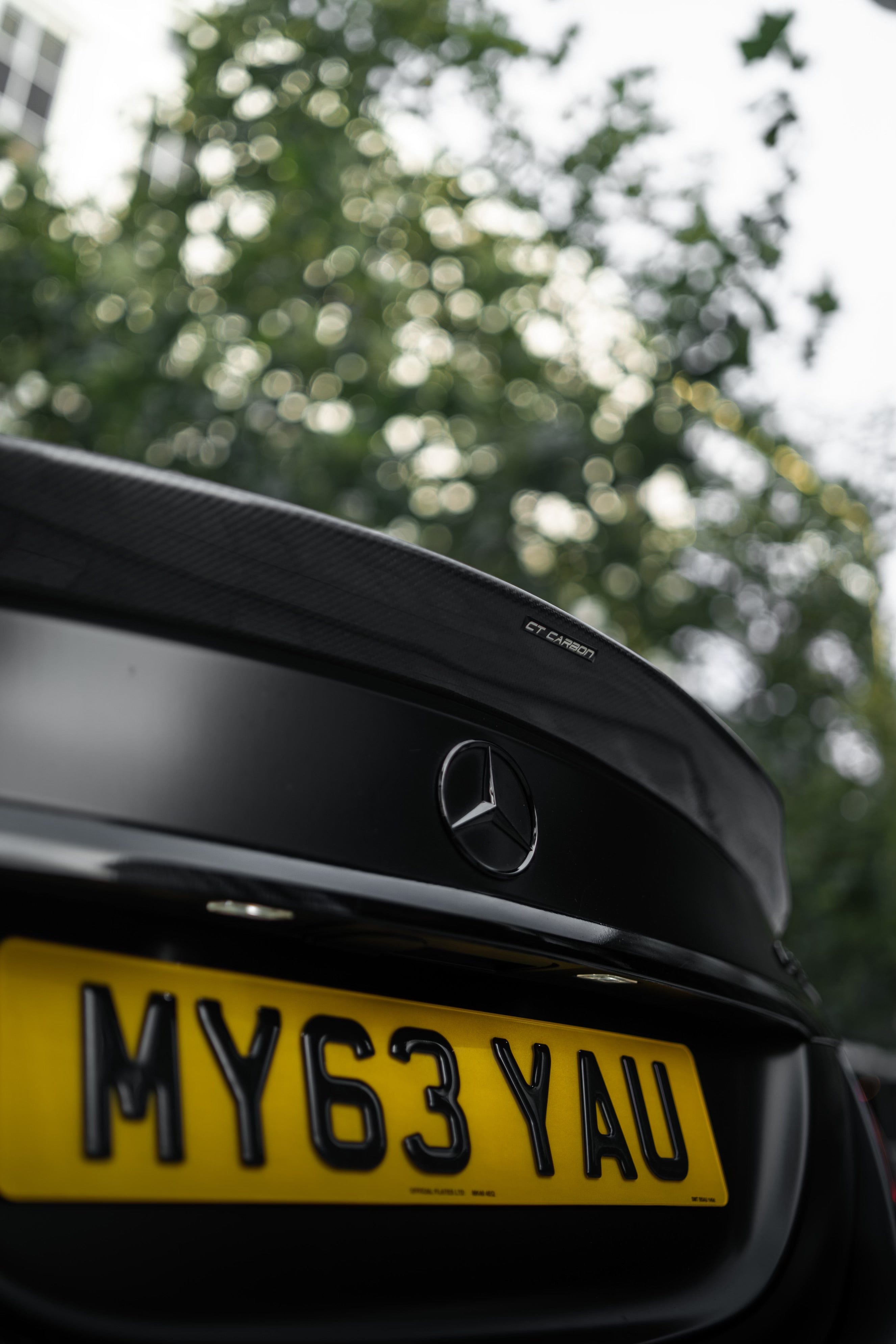 MERCEDES C63/C63S W205 SALOON CARBON SPOILER - V1