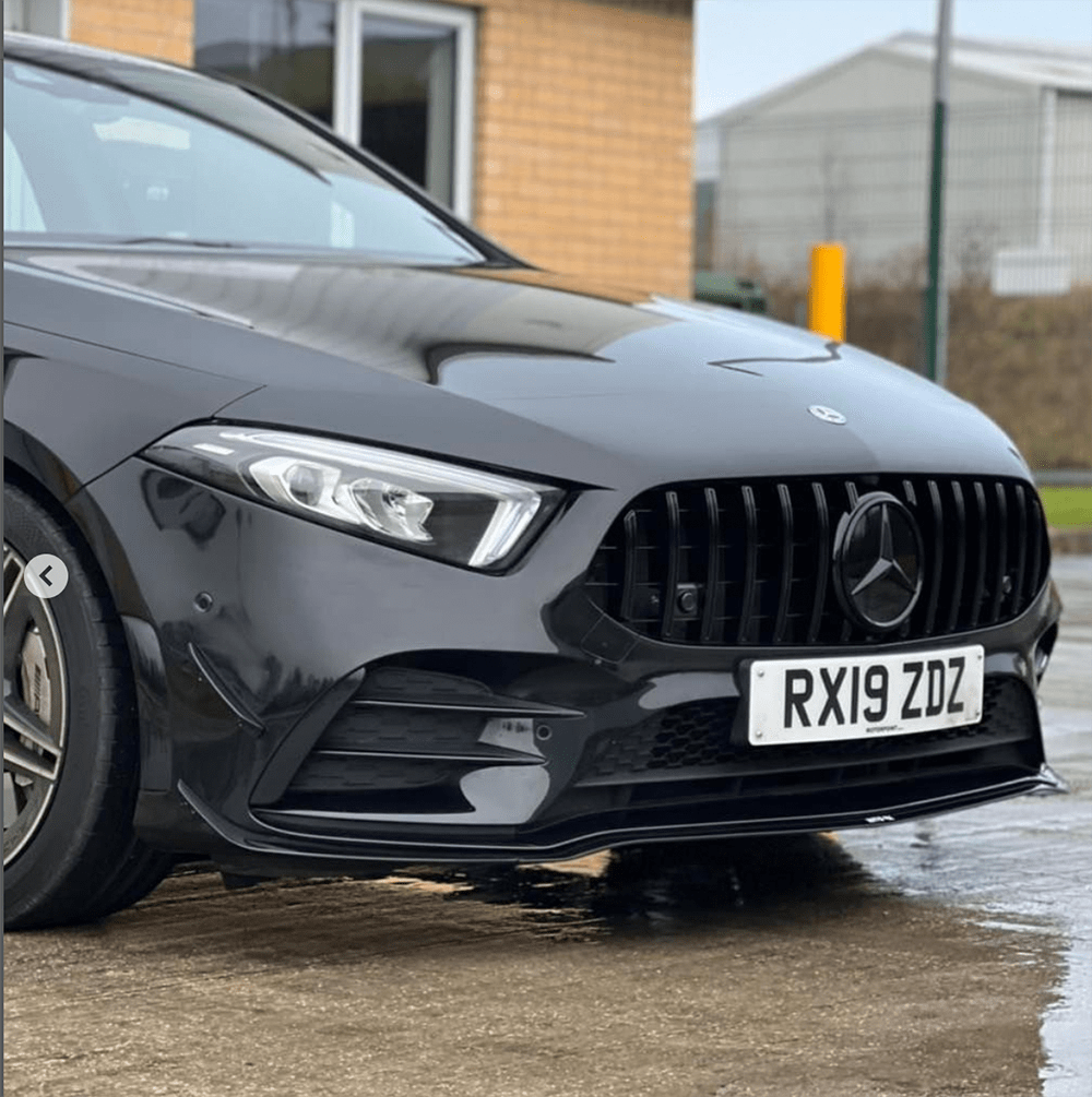 MERCEDES W177/V177 2018-2022 A-CLASS GLOSS BLACK FRONT END PACK