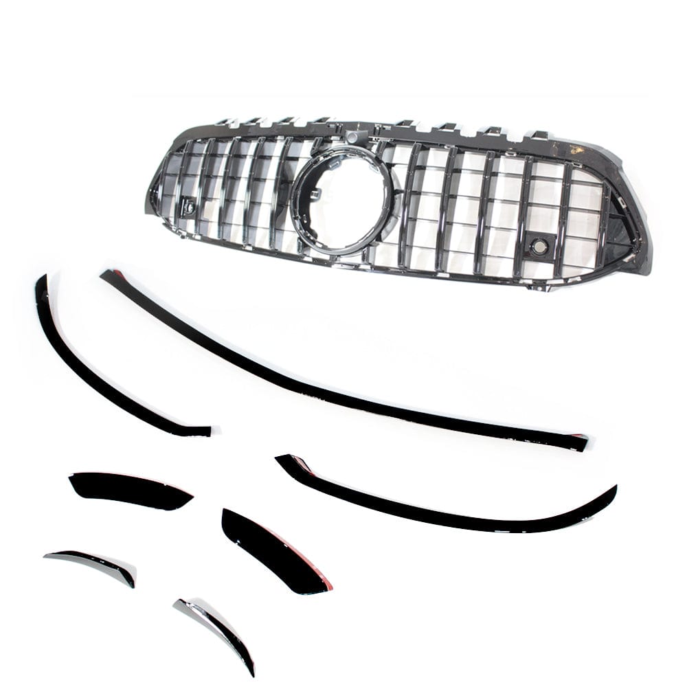 MERCEDES W177/V177 2018-2022 A-CLASS GLOSS BLACK FRONT END PACK