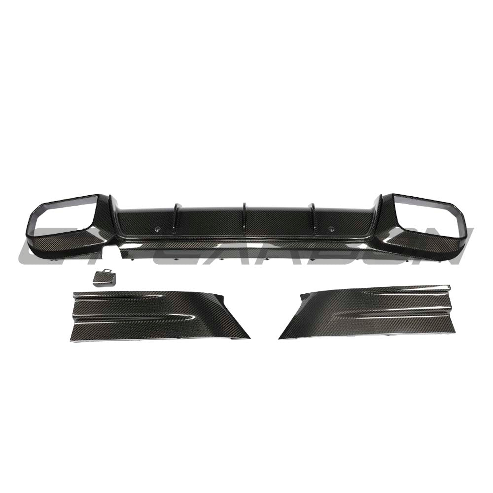 BMW F95/F96 X5M/X6M LCI 2023+ CARBON FIBRE DIFFUSER - CT DESIGN
