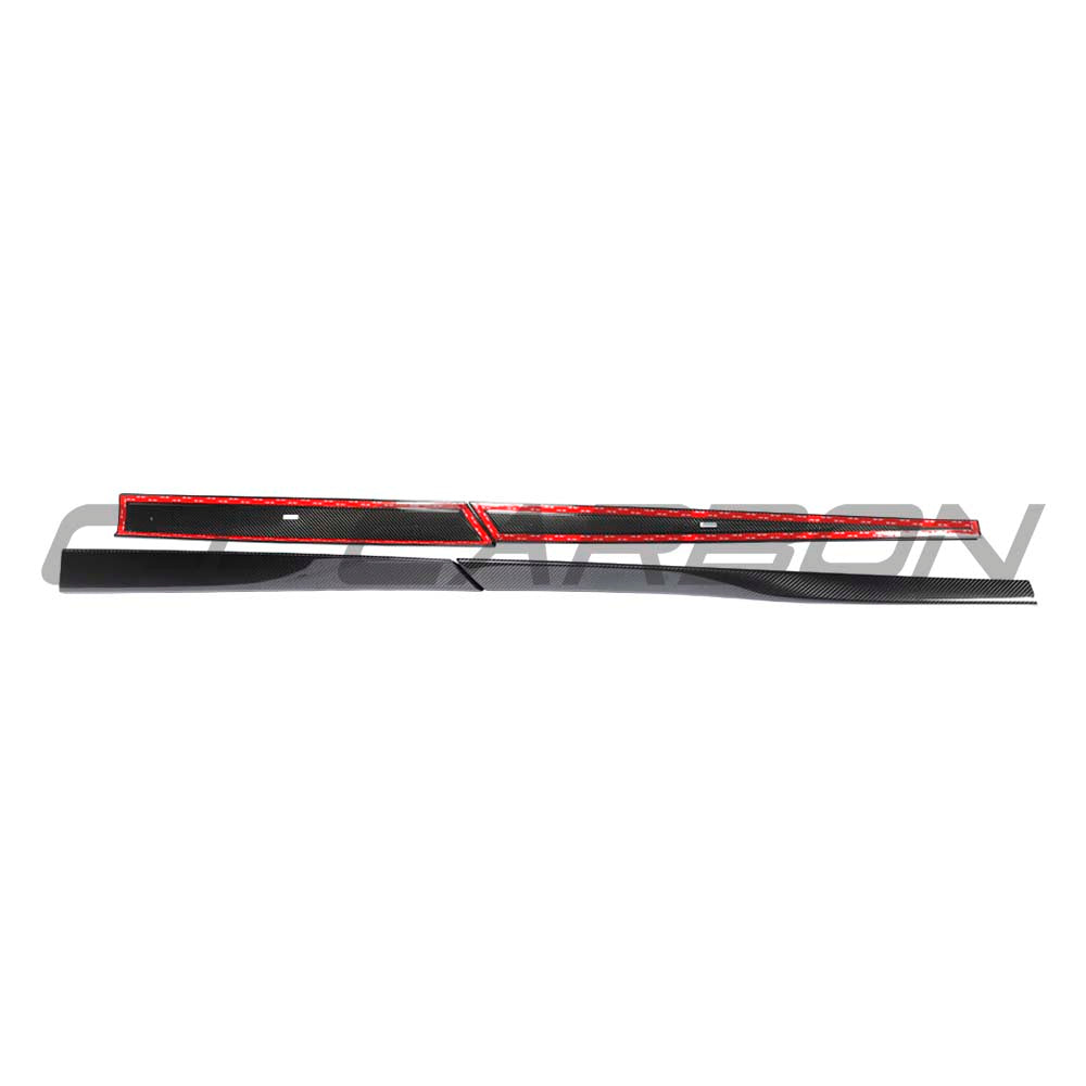 MCLAREN ARTURA 2023+ CARBON FIBRE SIDE SKIRTS - CT DESIGN
