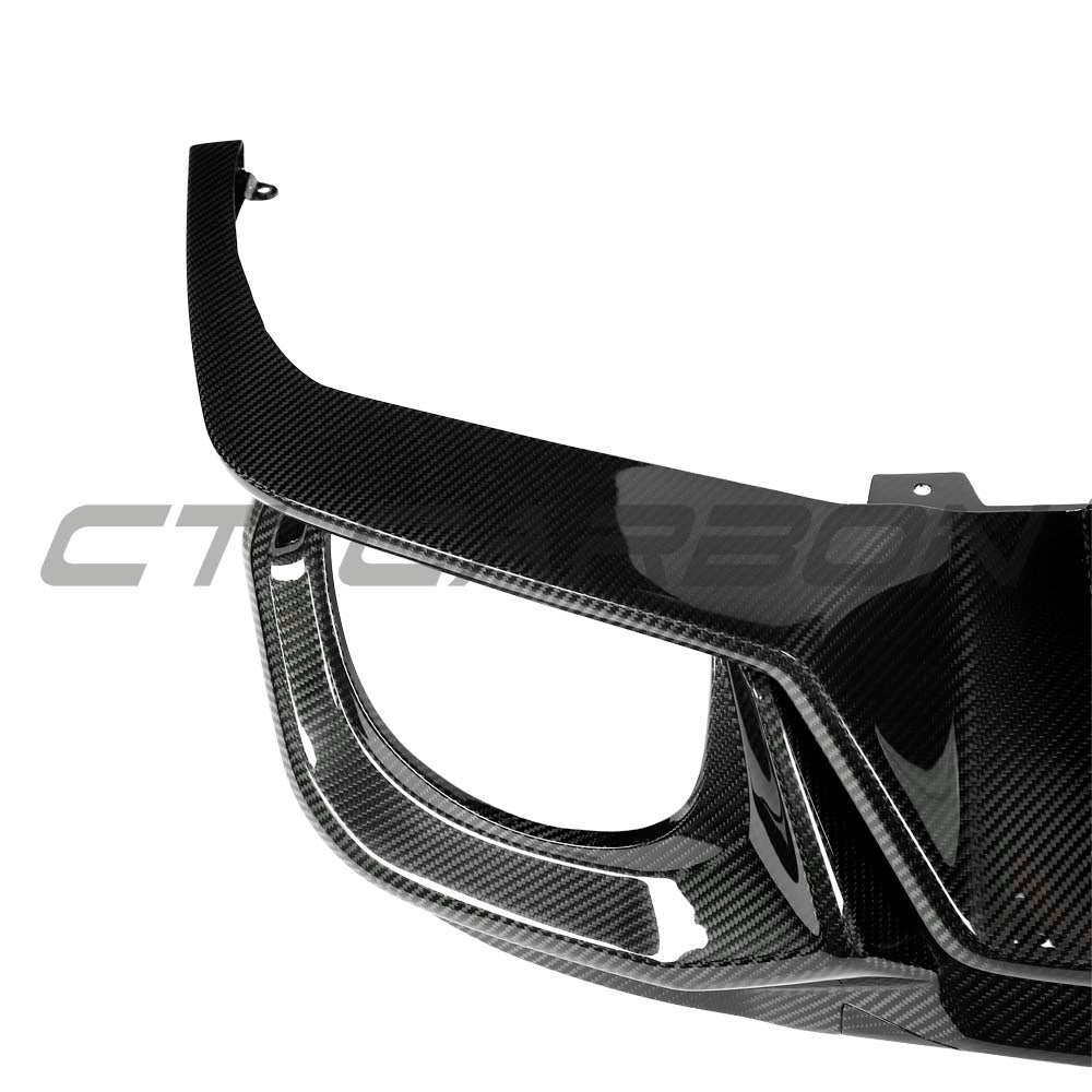 AUDI RSQ8 2025+ FACELIFT CARBON FIBRE DIFFUSER - CT DESIGN