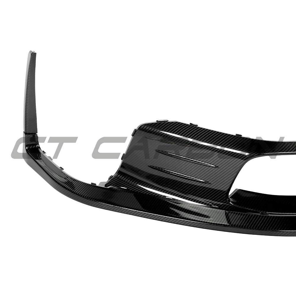 PORSCHE 911 992.1 GT3 & GT3 TOURING 2022-2024 CARBON FIBRE SPLITTER - CT DESIGN