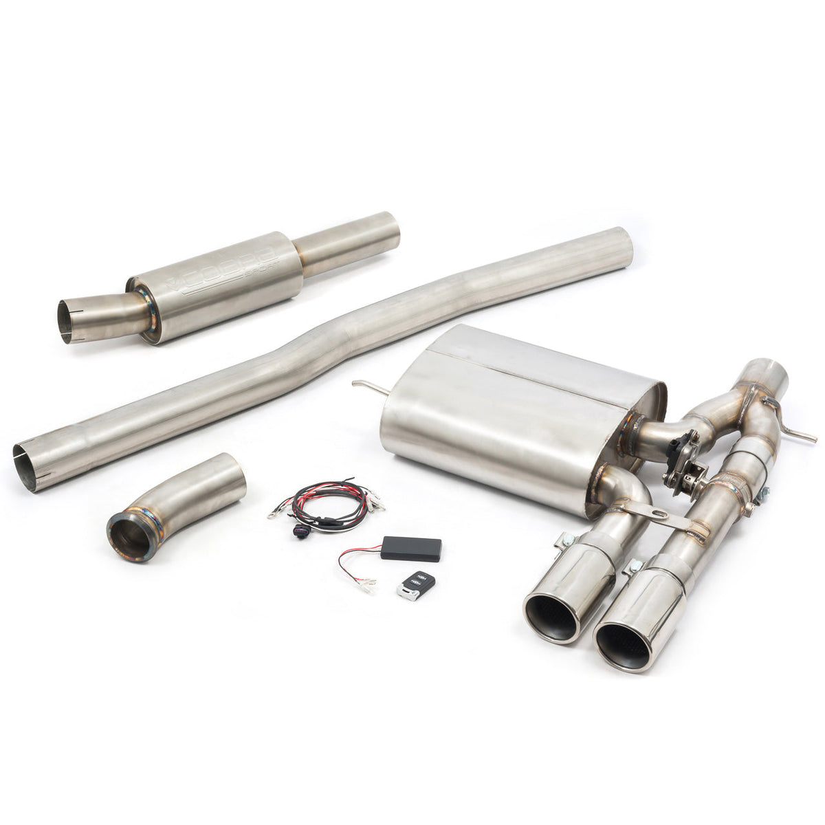 Mini (Mk3) Cooper S / JCW (F56 LCI) Facelift 3" Valved Cat Back Performance Exhaust