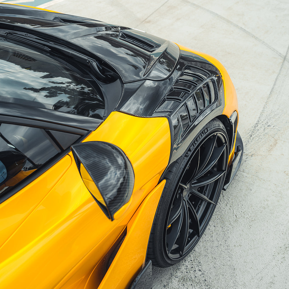 MCLAREN 720S CARBON FIBRE FRONT FENDERS - CT DESIGN