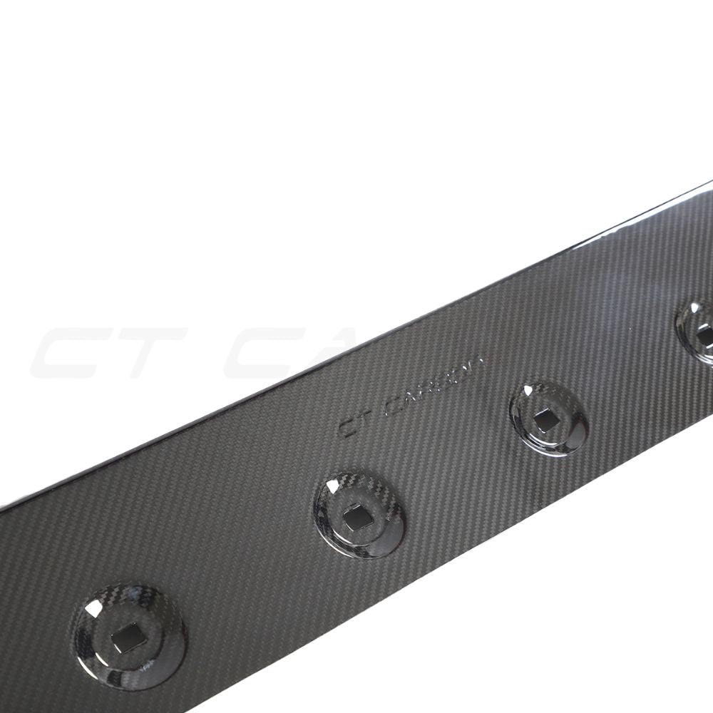 PORSCHE 911 992 TURBO S 2020+ CARBON FIBRE SIDE SKIRTS - CT DESIGN