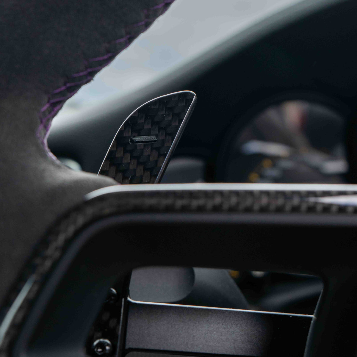 PORSCHE 911/CAYMAN/BOXSTER/CAYENNE/MACAN 2013+ MAGNETIC CARBON FIBRE PADDLES