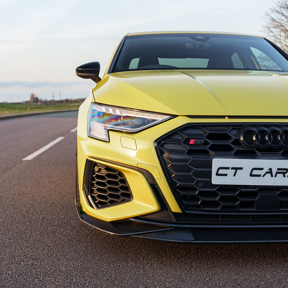 AUDI A3 S-LINE & S3 8Y 2020+ CARBON FIBRE SPLITTER - CT DESIGN