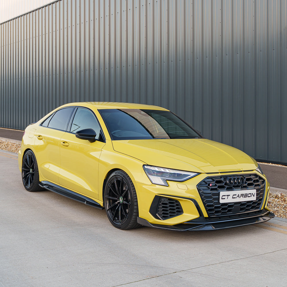 AUDI A3 S-LINE & S3 8Y 2020+ CARBON FIBRE SPLITTER - CT DESIGN