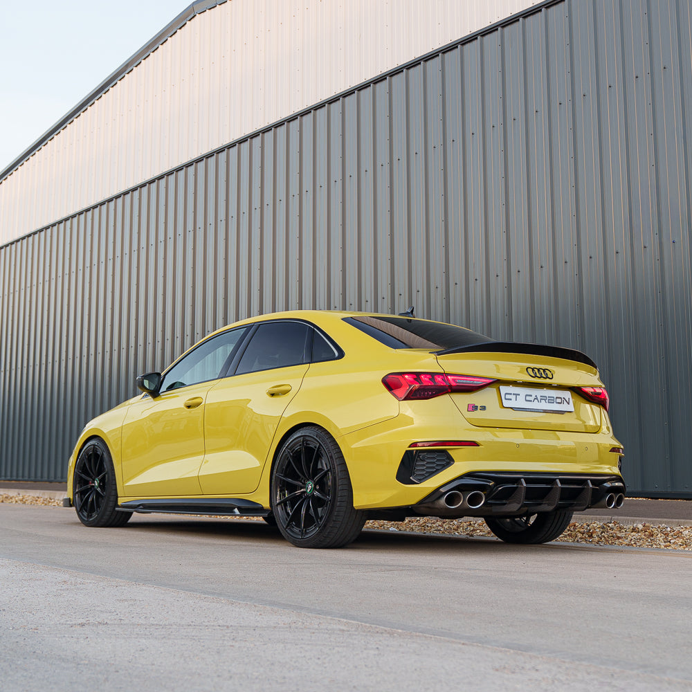 AUDI A3 S-LINE & S3 8Y 2020+ CARBON FIBRE SIDE SKIRTS - CT DESIGN