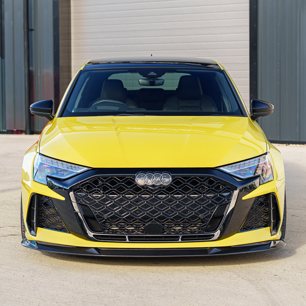 AUDI RS3 8Y 2025+ CARBON FIBRE SPLITTER - CT DESIGN V2