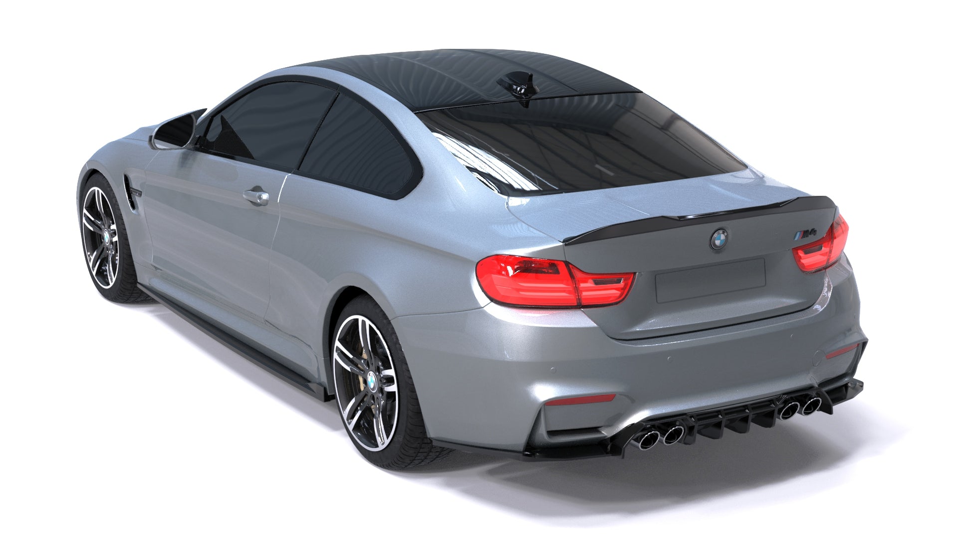 APEX BMW M4 F82 Rear Side Splitter