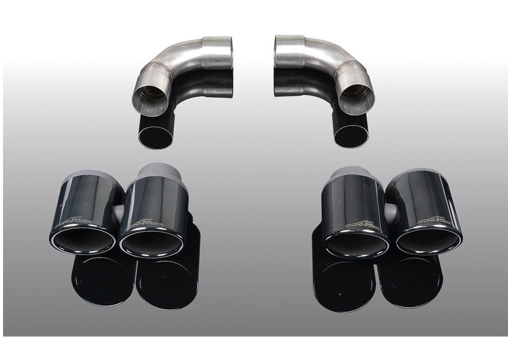 BMW 430d / M440d G22 AC Schnitzer Quad Tailpipes Black
