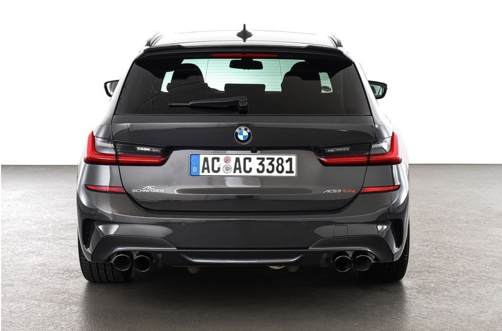 BMW 330d / M340d G21 AC Schnitzer Quad Tailpipes Black