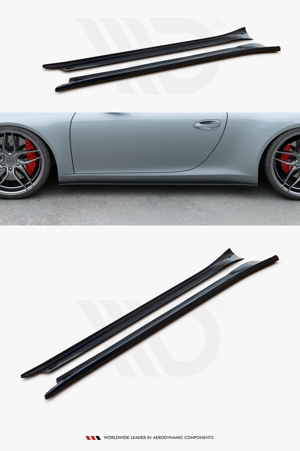 Porsche 911 991.1 Maxton Design Side Skirts