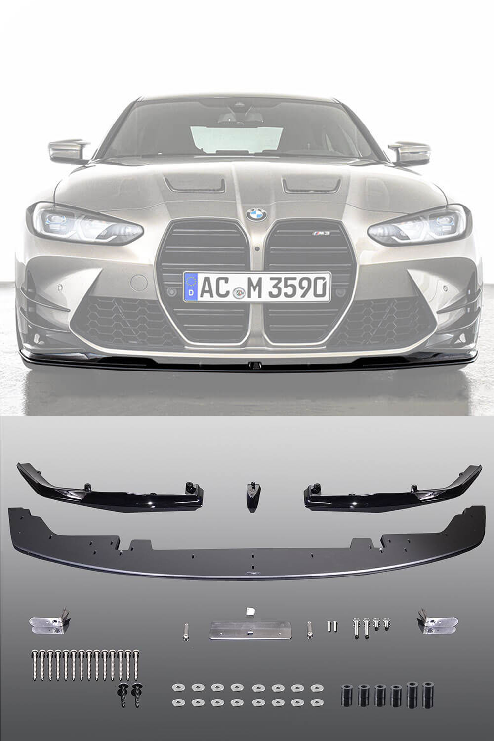 BMW M3 G80 AC Schnitzer Front Splitter