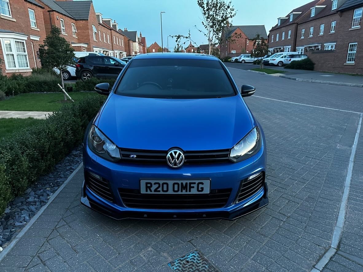 VOLKSWAGEN GOLF R20 MK6 2009-2013 GLOSS BLACK SPLITTER