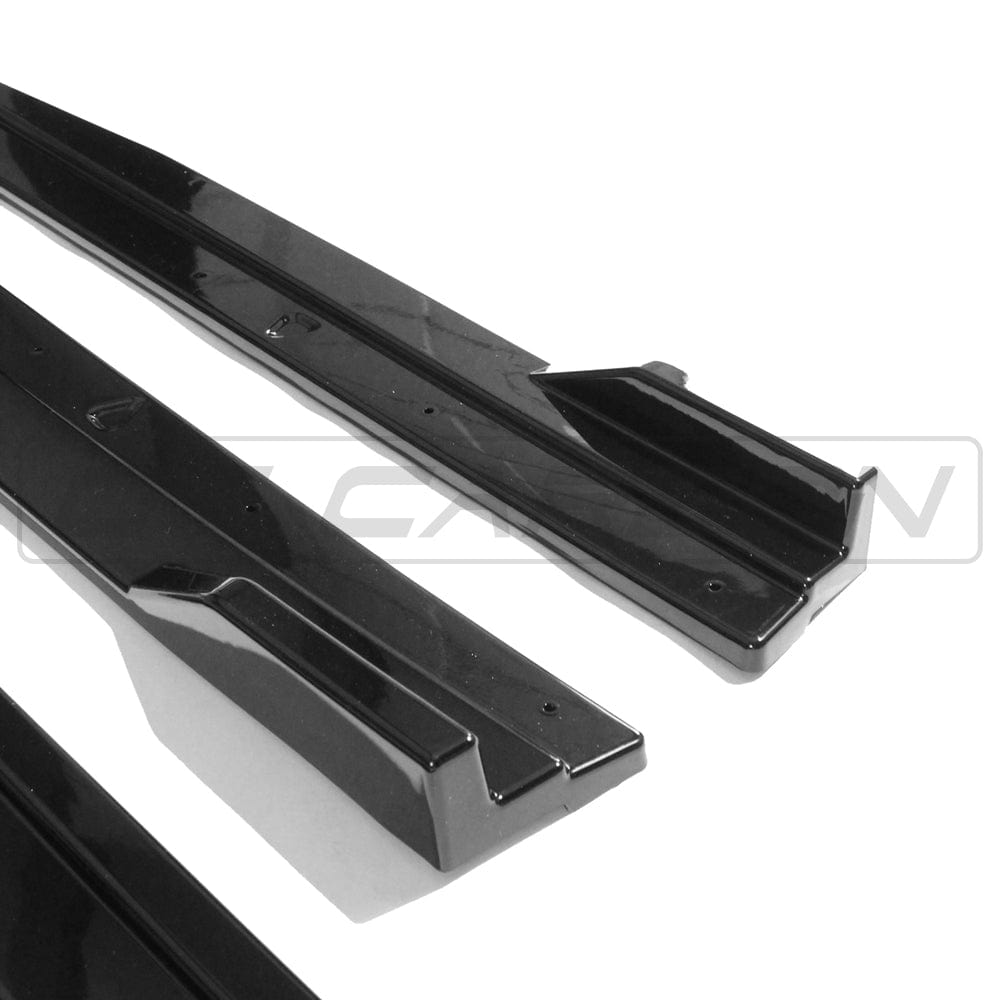 VOLKSWAGEN GOLF R/GTD/GTI MK7/7.5 2014-2020 GLOSS BLACK SIDE SKIRTS