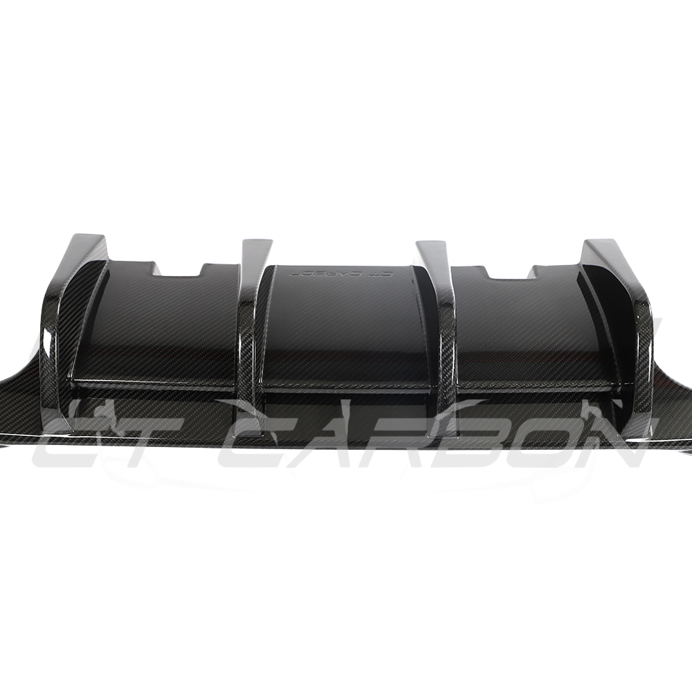 VW GOLF MK8/MK8.5 R/CS 2020+ CARBON FIBRE DIFFUSER - CT DESIGN