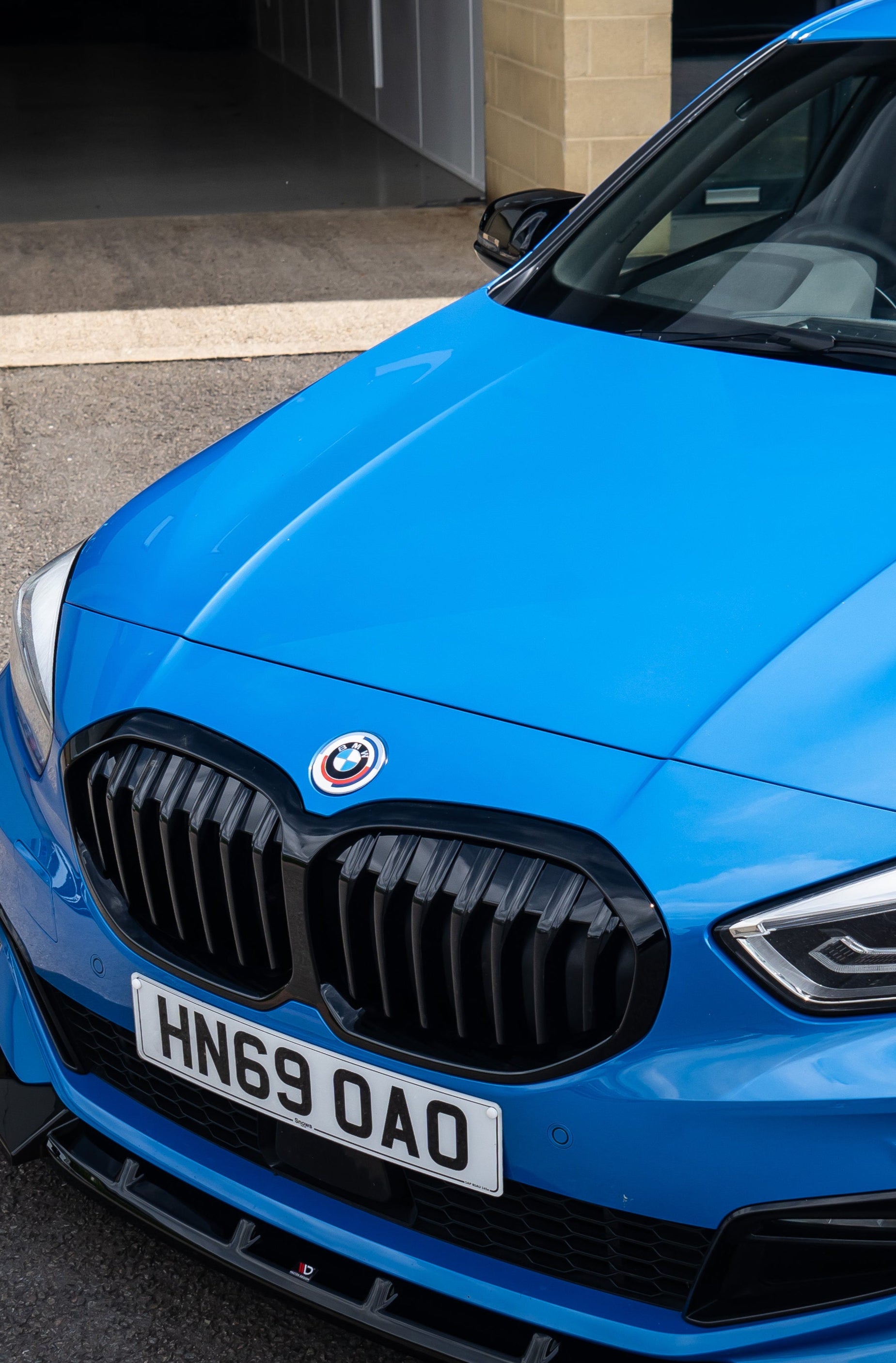 BMW F40 M Performance Gloss Black Slatted Grille