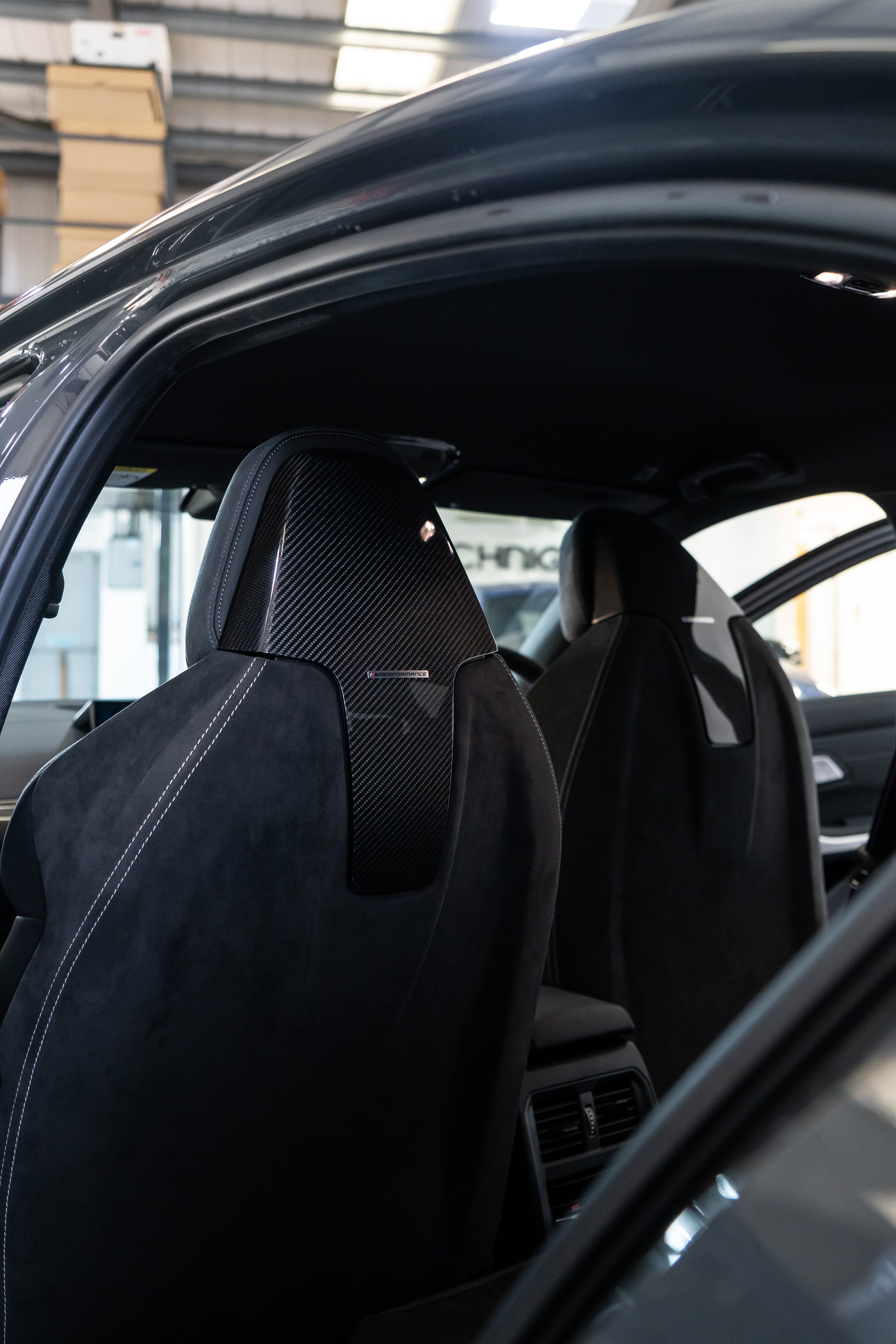 BMW G80/G81 M3 M Performance Satin Carbon Seat Backs