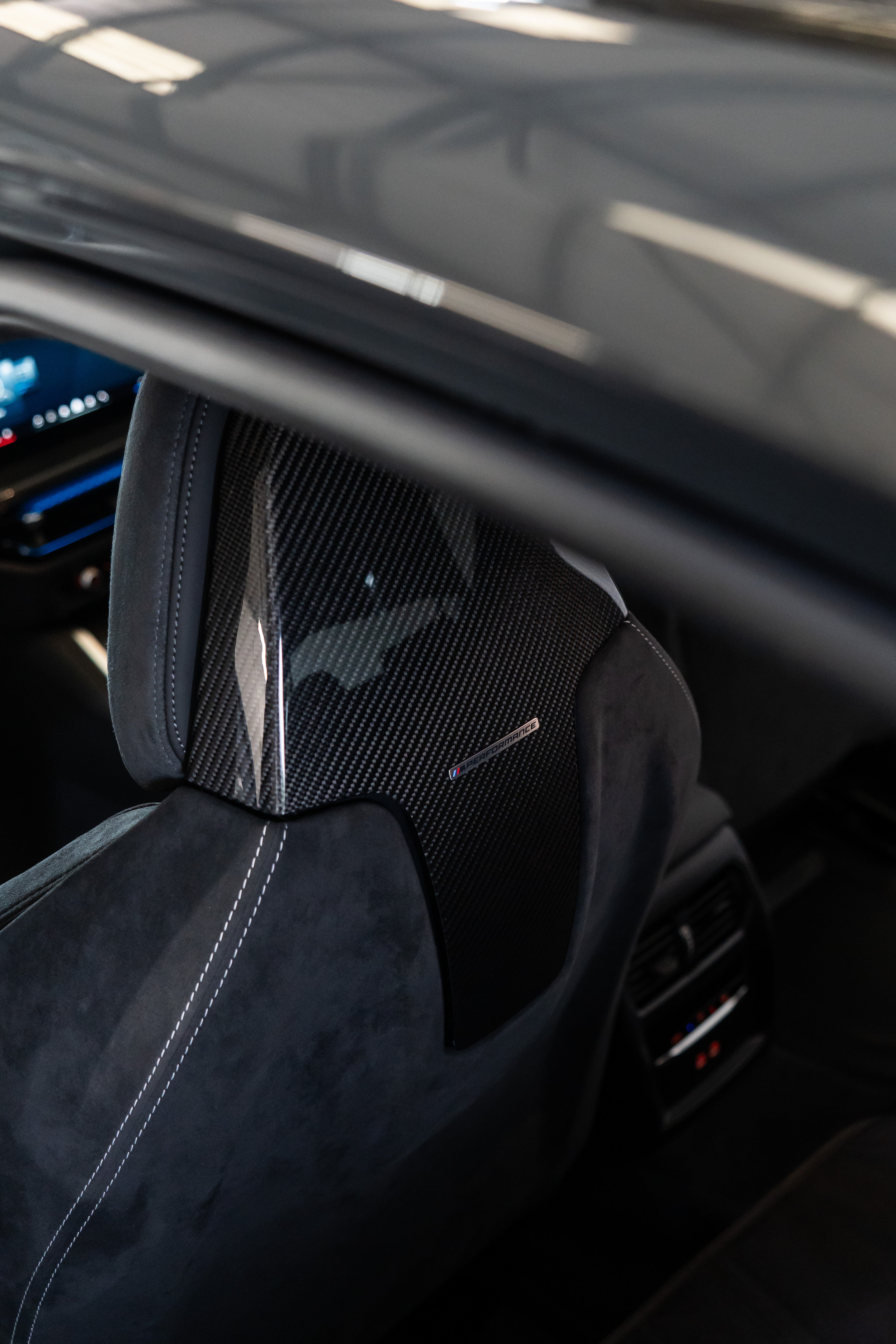 BMW G80/G81 M3 M Performance Satin Carbon Seat Backs