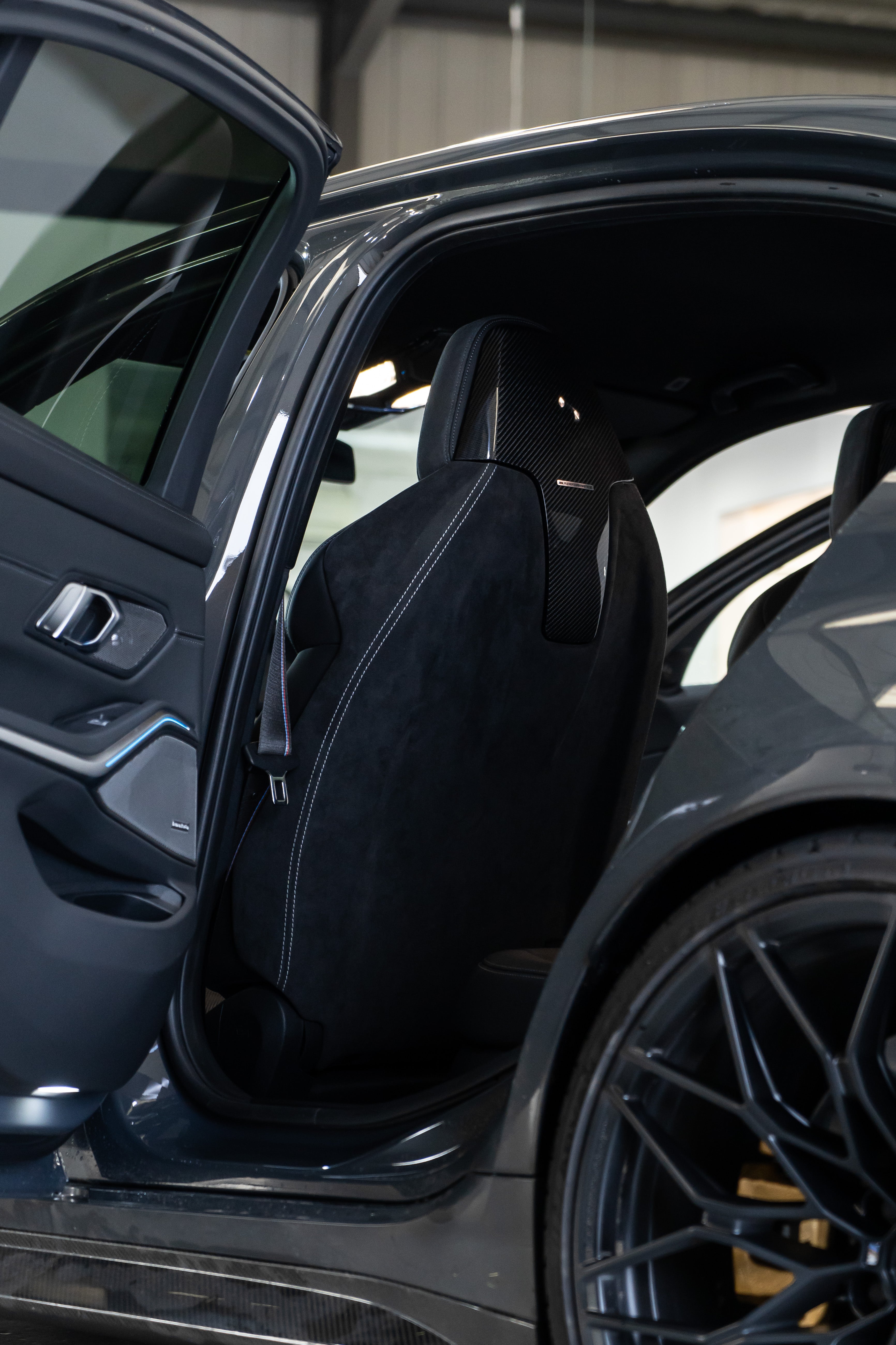 BMW G80/G81 M3 M Performance Satin Carbon Seat Backs