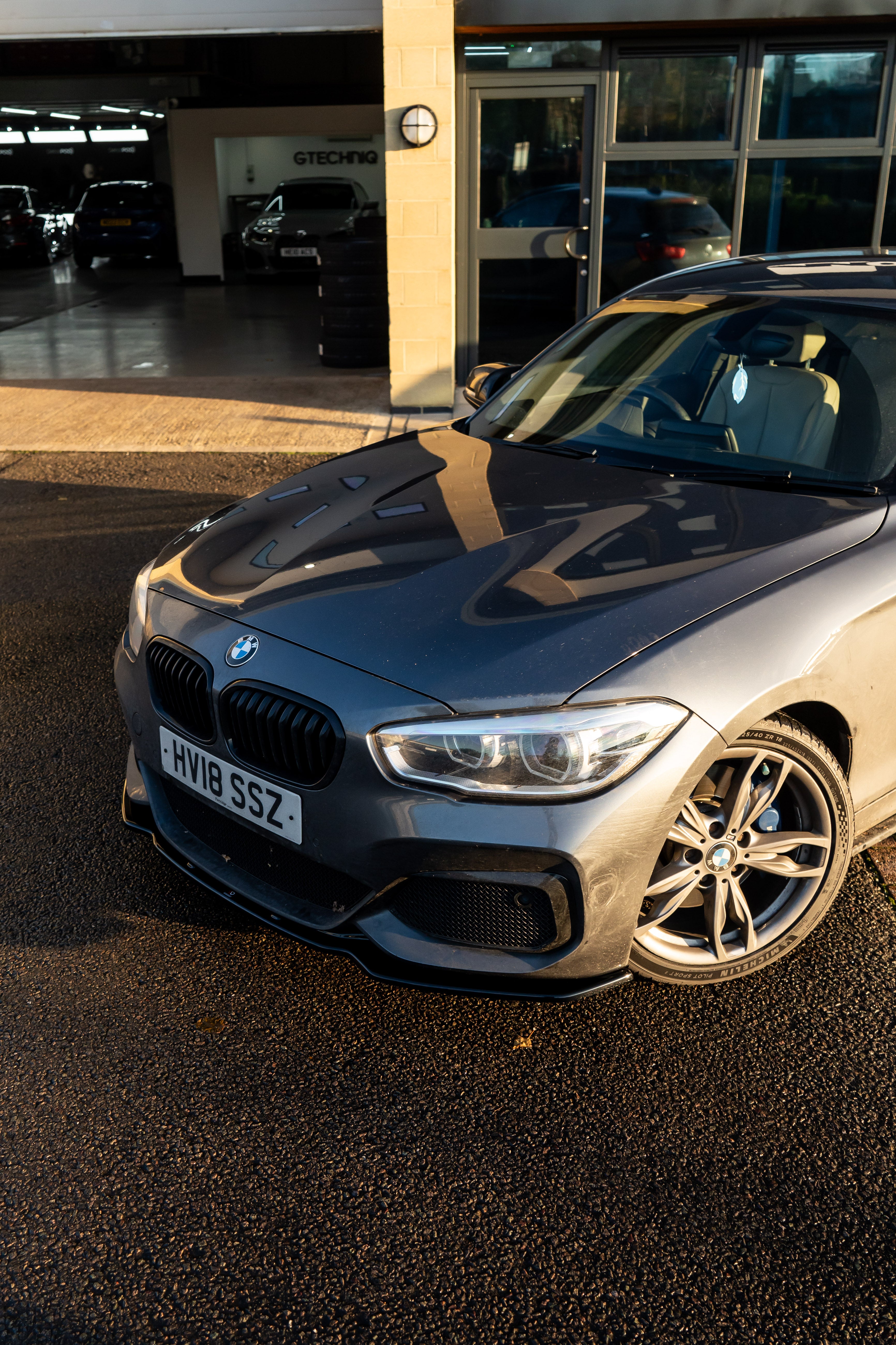 BMW F20 F21 1 Series  M135i M140  (LCI) Maxton Design Front Splitter