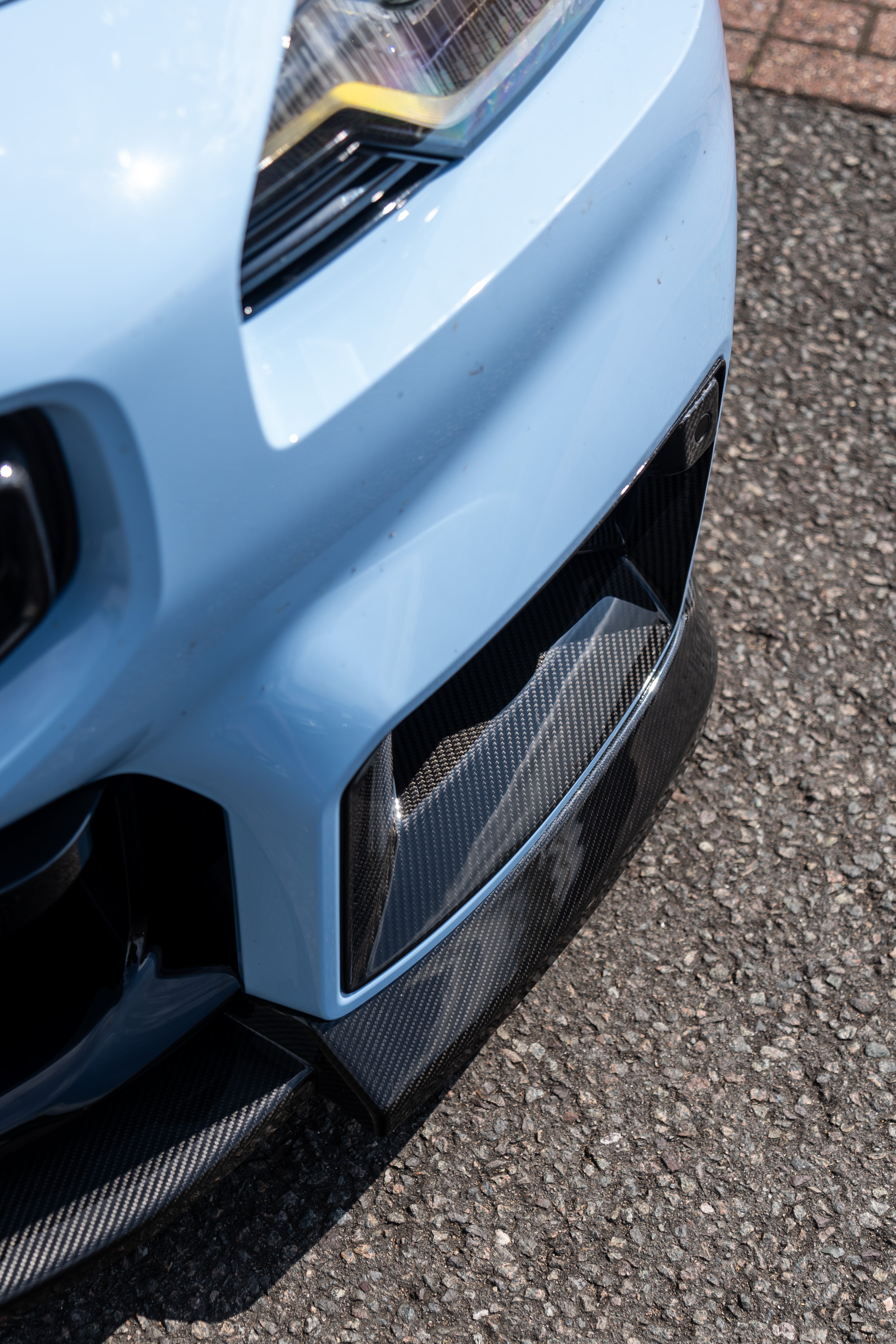 G87 M2 TRE Performance Carbon Front Duct Inserts