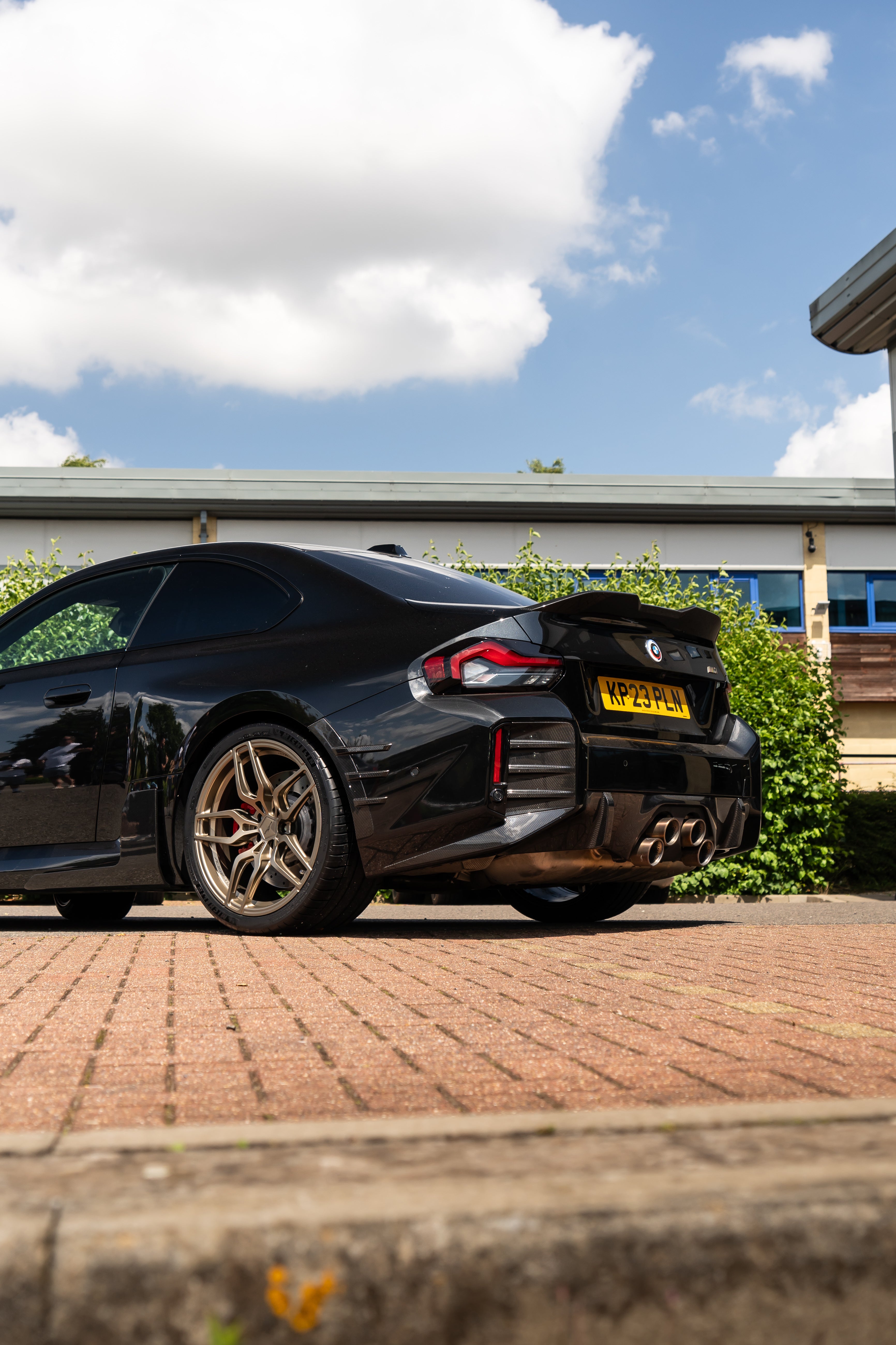 BMW M2 G87 AC4 forged Techgold alloy wheel sets