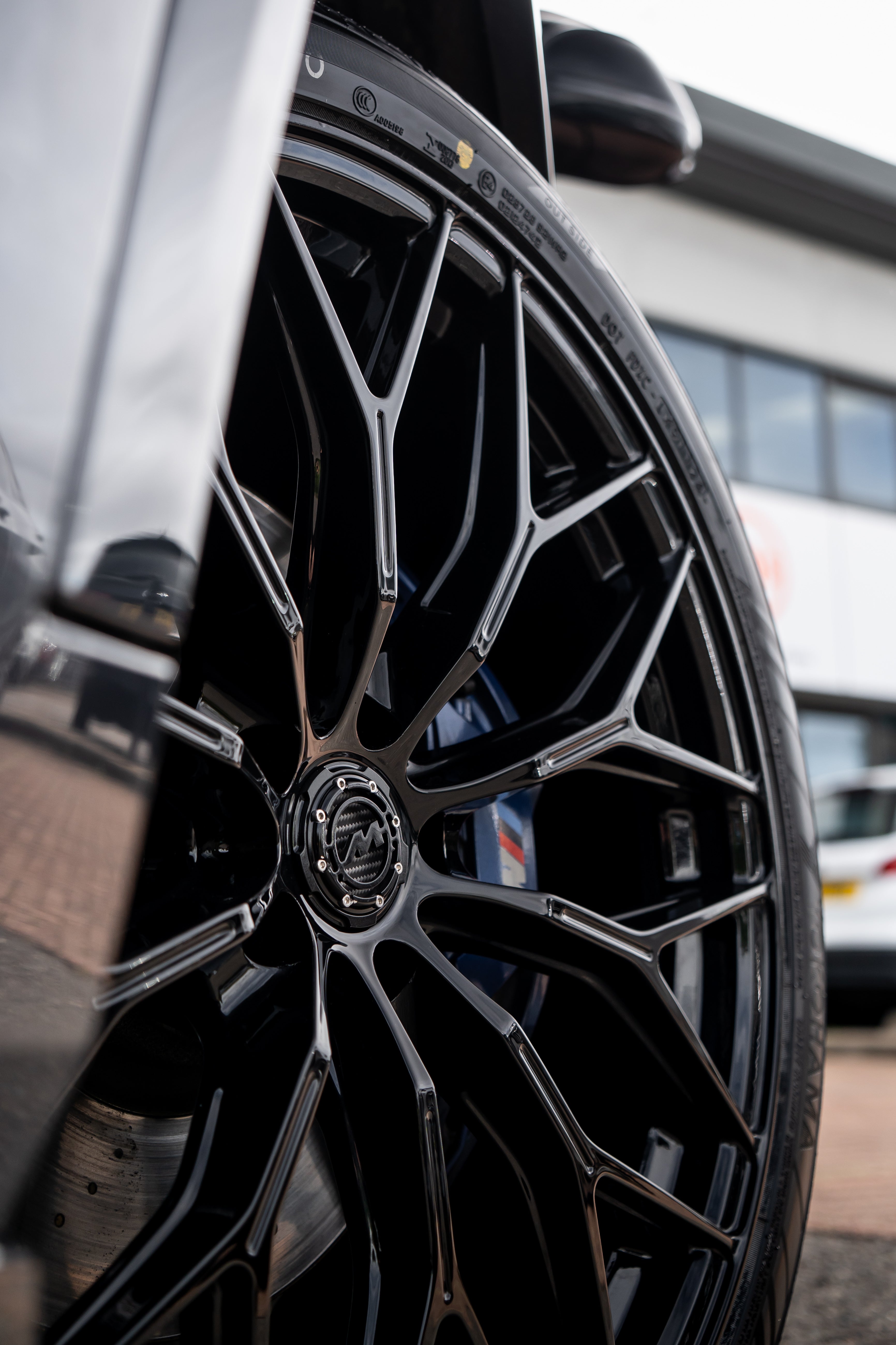 Golf R MK8 M-WX 20" Precision Black Motech Wheel