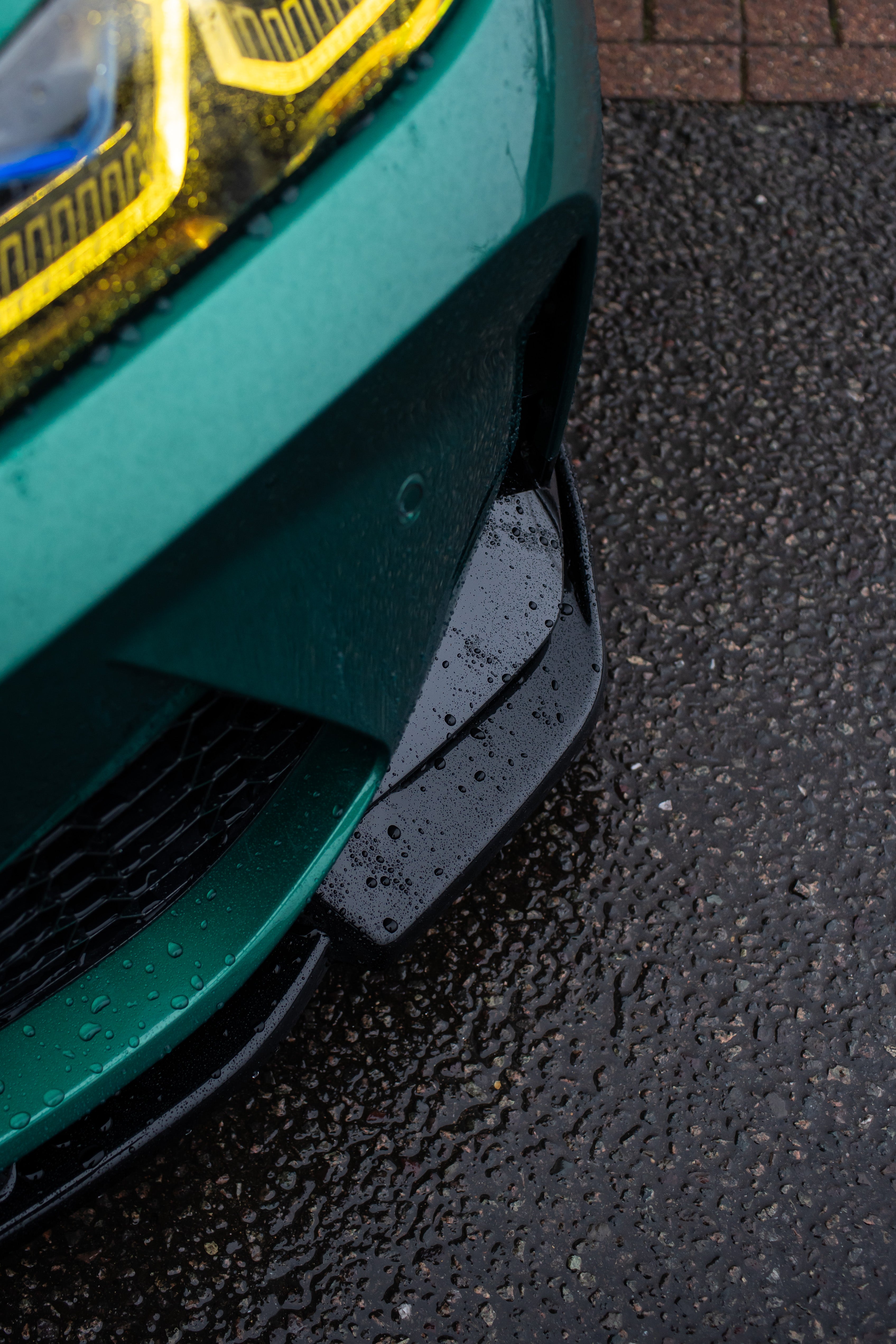 BMW G80 M3 Competition Maxton Design Gloss Black Front Splitter