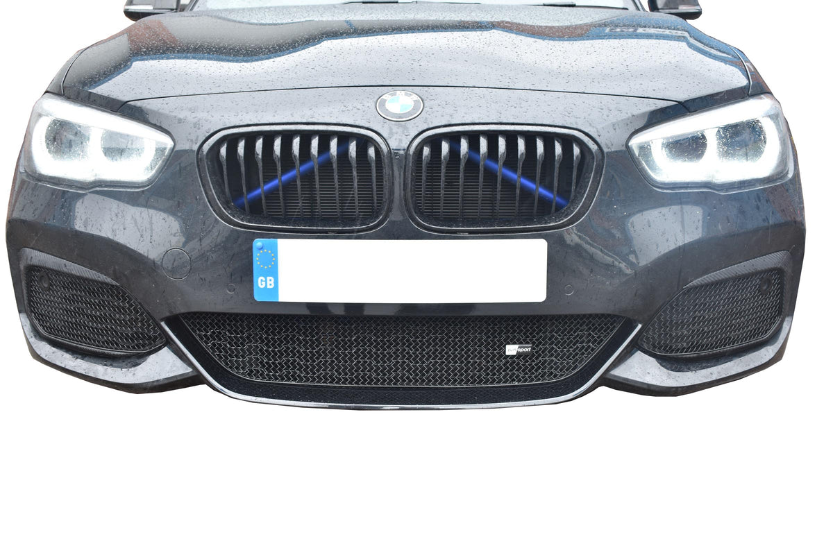 BMW M140i Zunsport Black Complete Front Mesh Grille Set - image 1